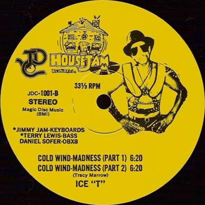 Album cover art for "Cold Wind Madness (AKA The Coldest Rap, Pt. 2)" by Ice-T