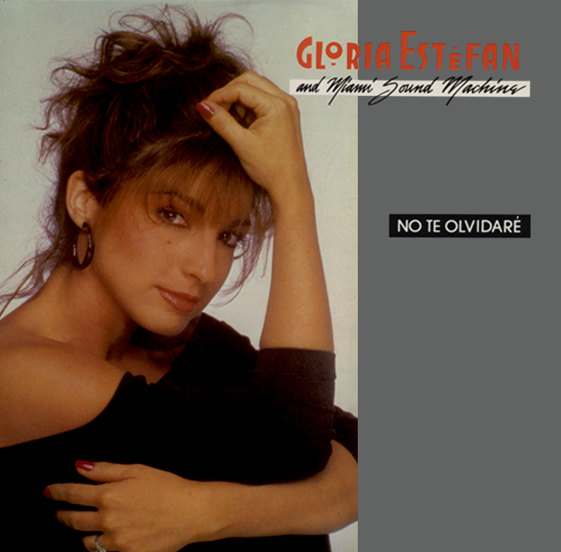 Album cover art for "No Te Olvidaré" by Gloria Estefan