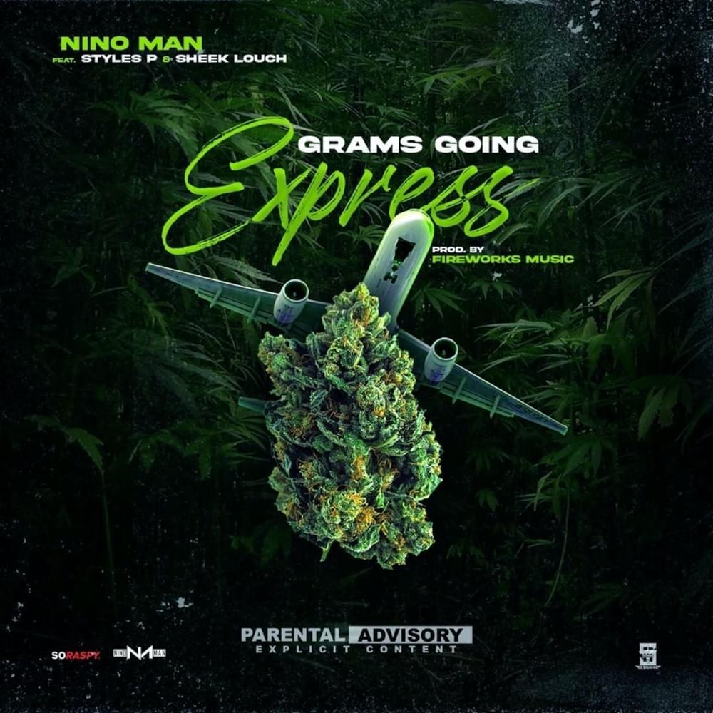 Album cover art for "Grams Going Express" by Nino Man