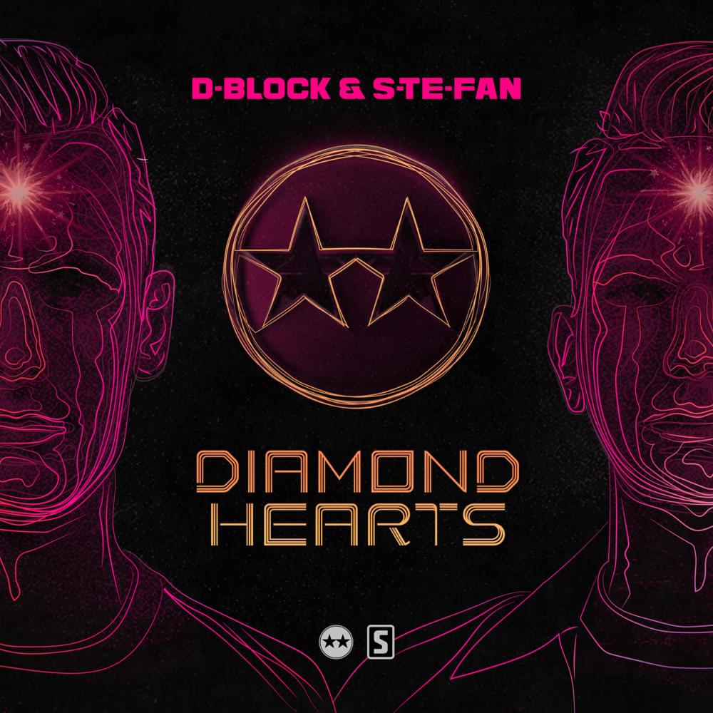 Album cover art for "Diamond Hearts" by D-Block & S-te-Fan & Xception