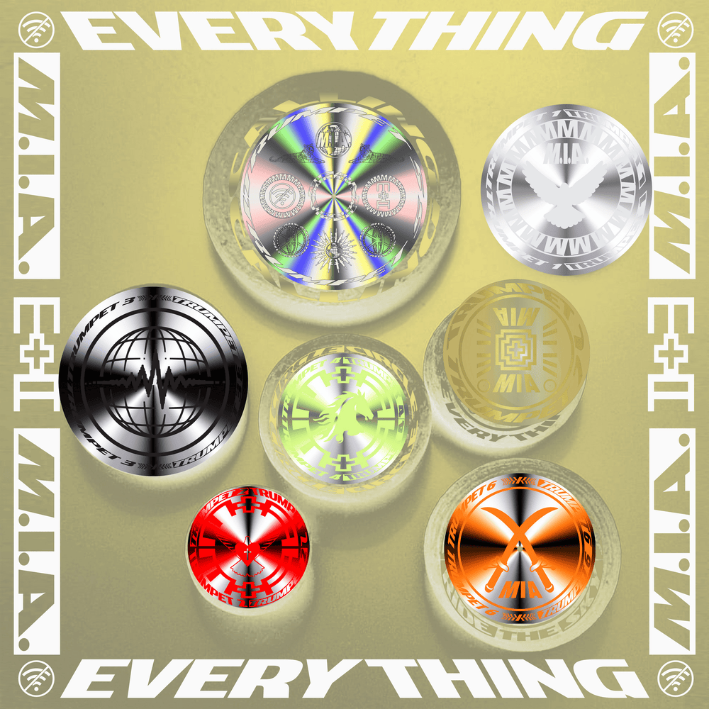 Album cover art for "EVERYTHING" by M.I.A.