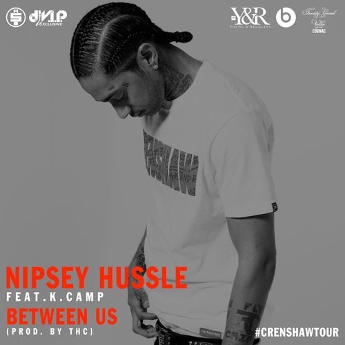 Album cover art for "Between Us" by Nipsey Hussle & K CAMP