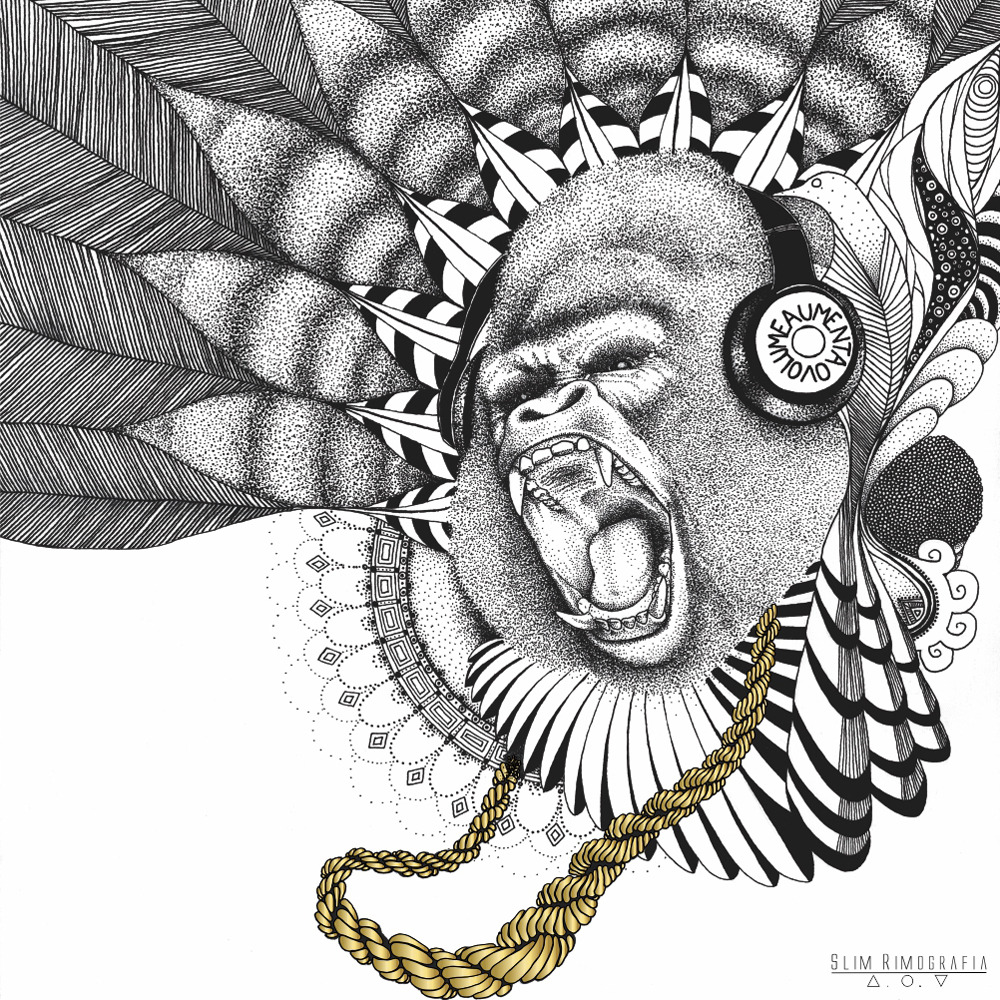 Album cover art for "Ela é Zika" by Slim Rimøgrafia