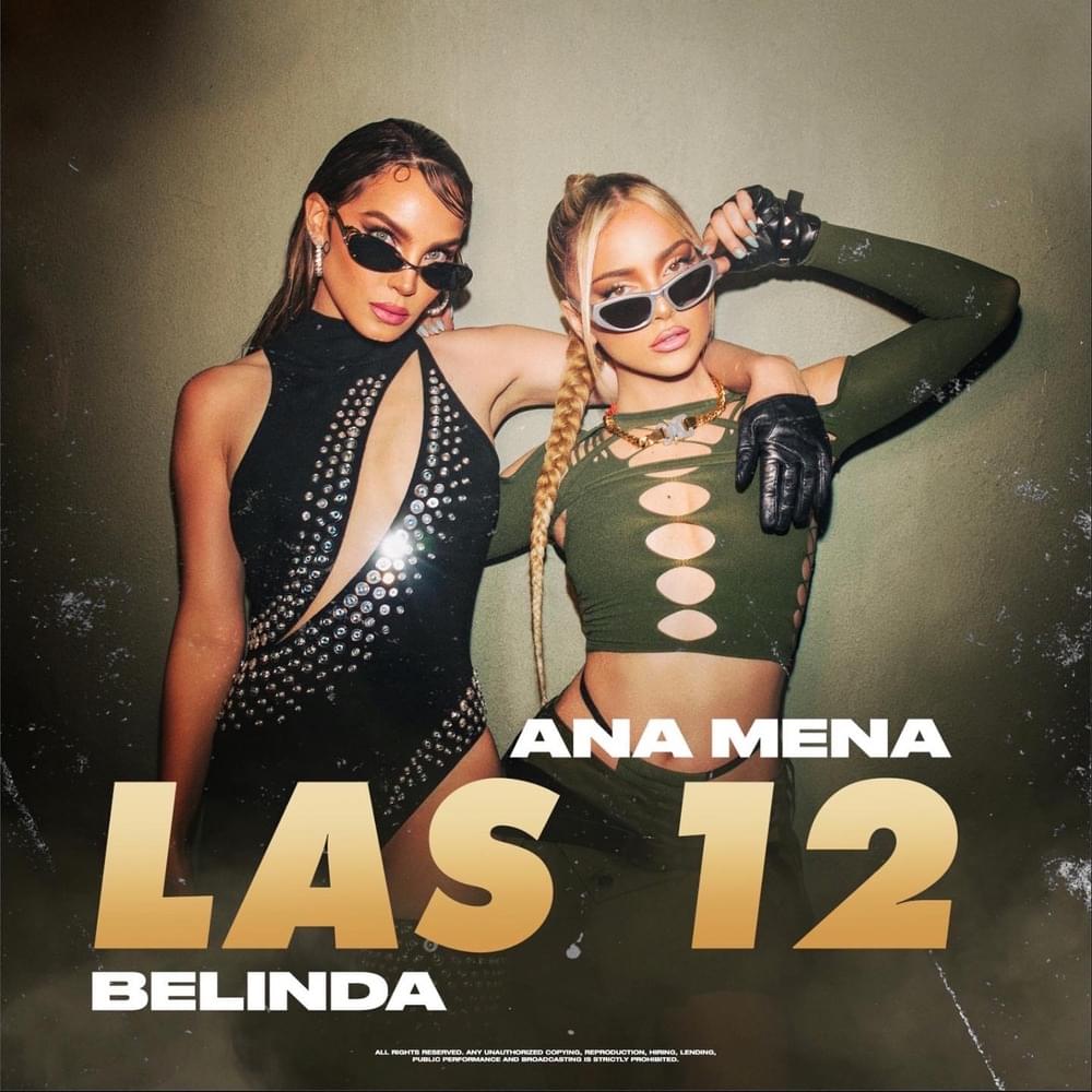 Album cover art for "LAS 12" by Ana Mena