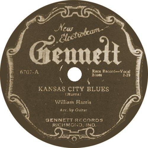 Album cover art for "Kansas City Blues" by William Harris