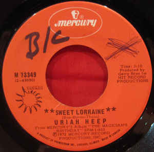 Album cover art for "Sweet Lorraine" by Uriah Heep