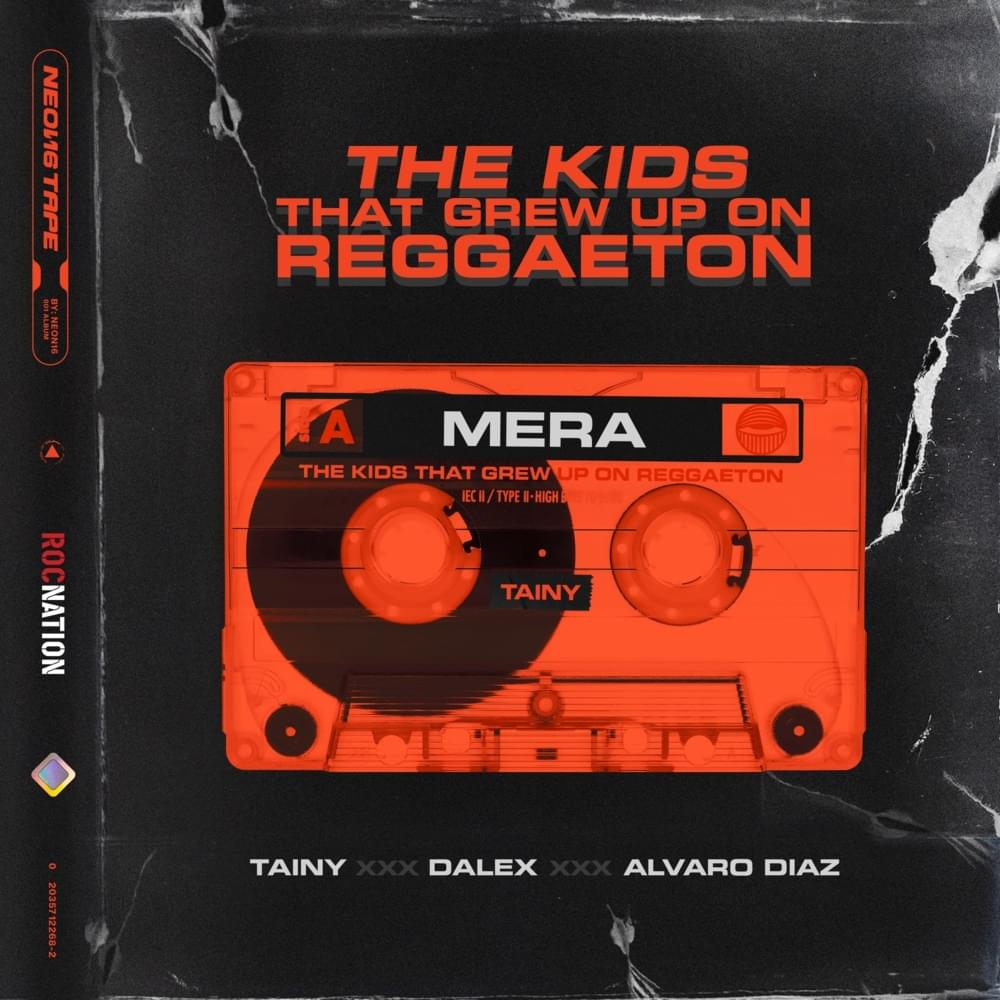 Album cover art for "MERA" by Tainy