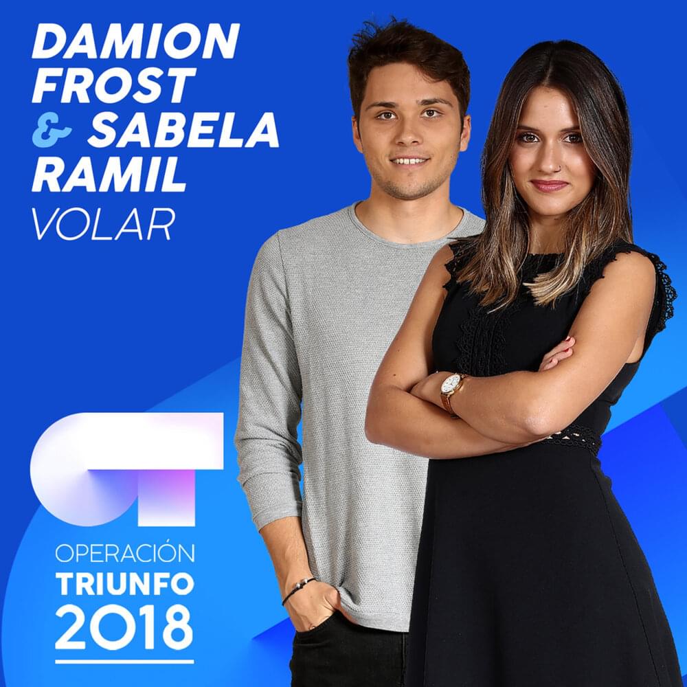 Album cover art for "Volar" by Operación Triunfo 2018 & Damien (ESP) & Sabela
