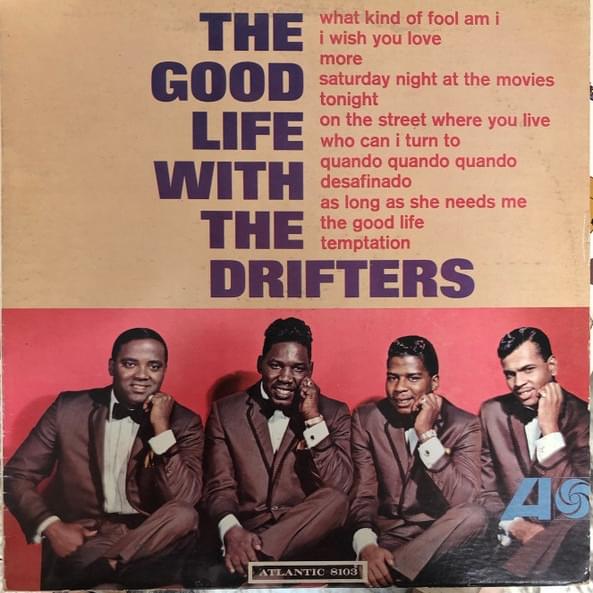Album cover art for "Desafinado" by The Drifters