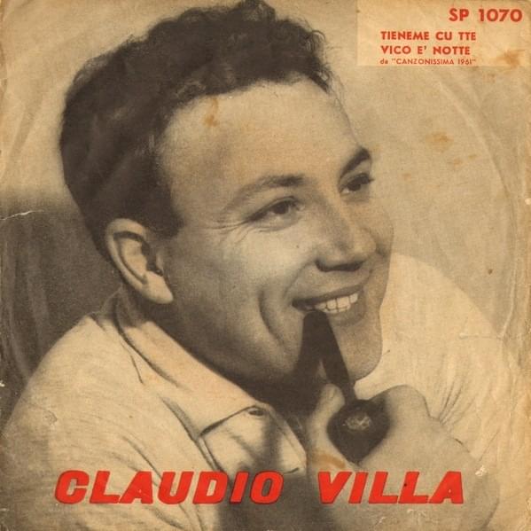 Album cover art for "Vico ’e notte" by Claudio Villa