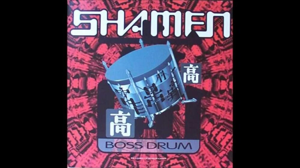 Album cover art for "Boss Drum" by The Shamen