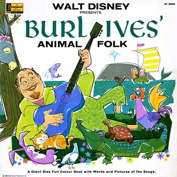 Album cover art for "The Little Turtle" by Burl Ives
