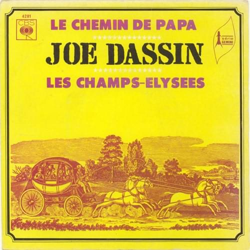 Album cover art for "Les Champs-Élysées" by Joe Dassin