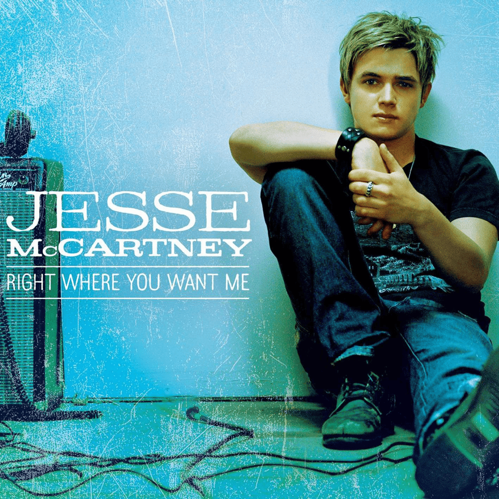 Album cover art for "Right Where You Want Me" by Jesse McCartney