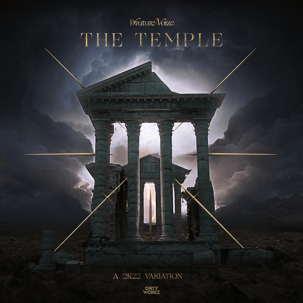 Album cover art for "The Temple (A 2k22 Variation)" by Phuture Noize & Cory Friesenhan