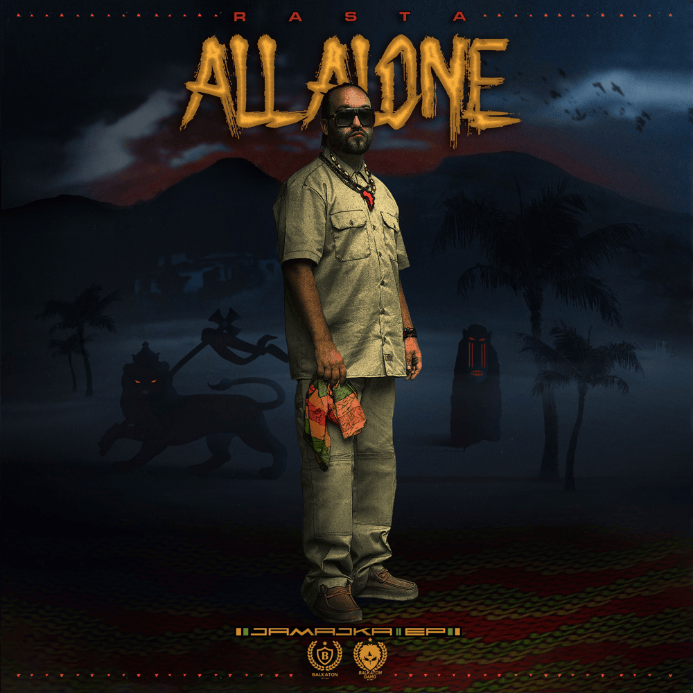 Album cover art for "All Alone" by Rasta
