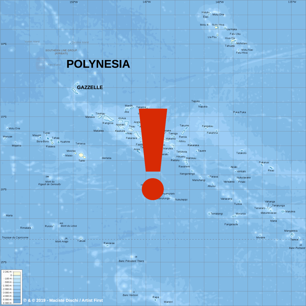 Album cover art for "Polynesia" by Gazzelle
