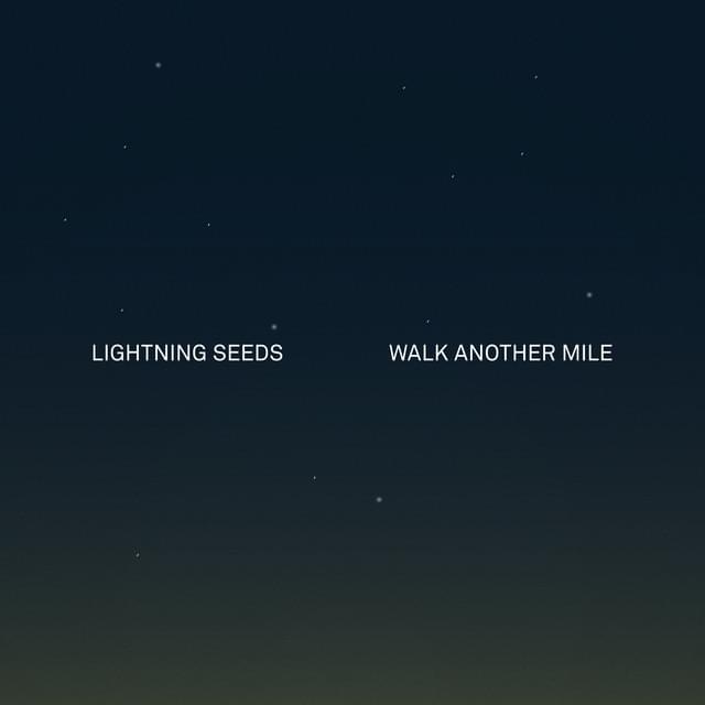 Album cover art for "Walk Another Mile" by The Lightning Seeds