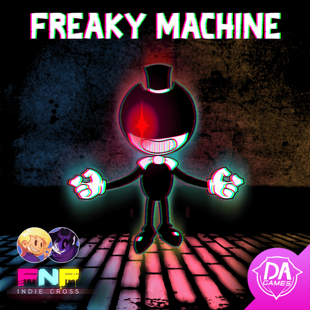 Album cover art for "Freaky Machine" by DAGames & Saster