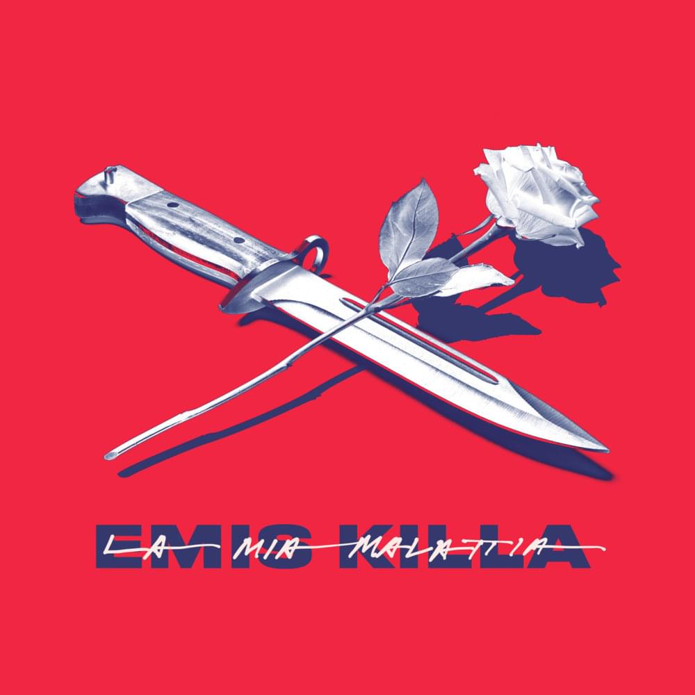 Album cover art for "La mia malattia" by Emis Killa