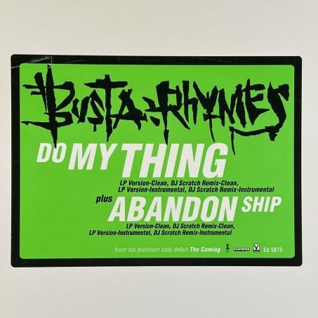 Cover image for Do My Thing / Abandon Ship – Promotional Single