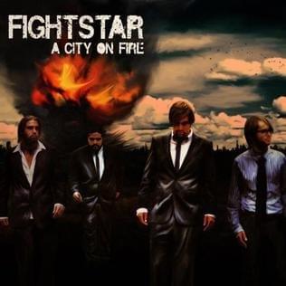 Album cover art for "A City on Fire" by Fightstar