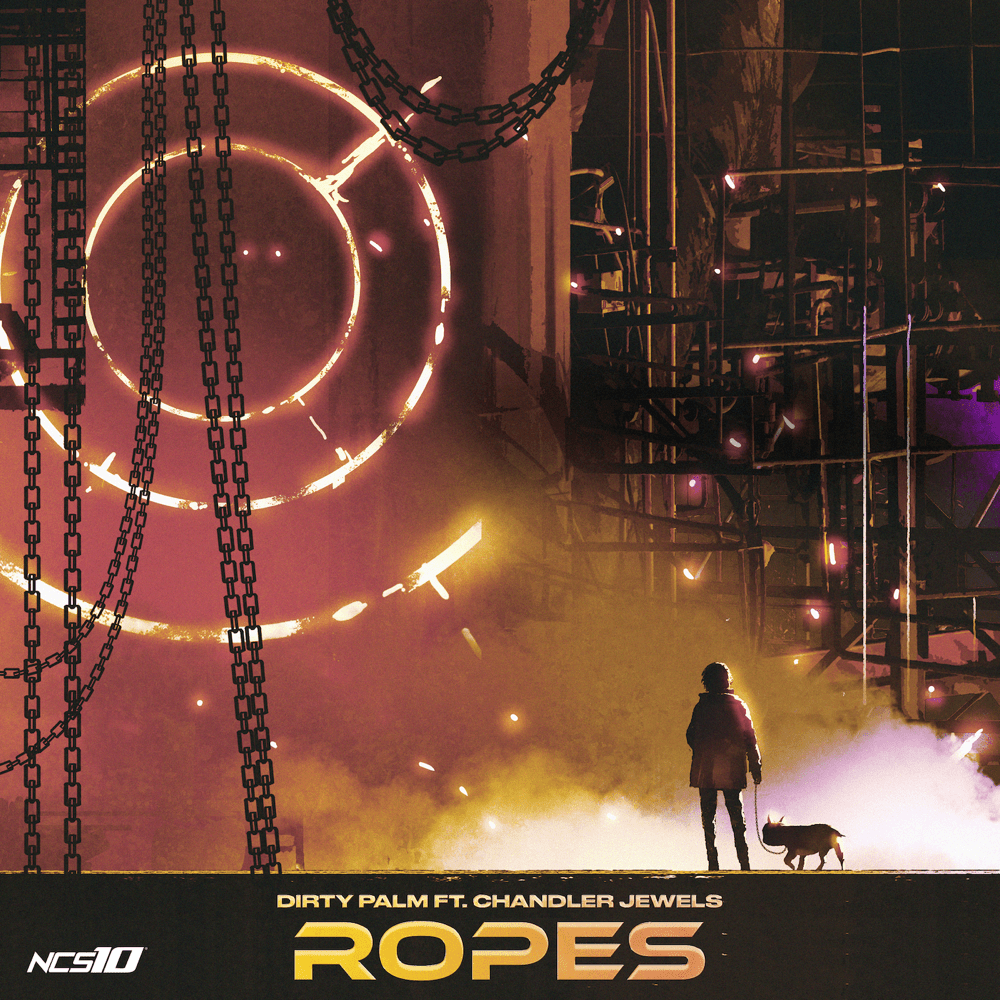 Album cover art for "Ropes" by Dirty Palm & Chandler Jewels