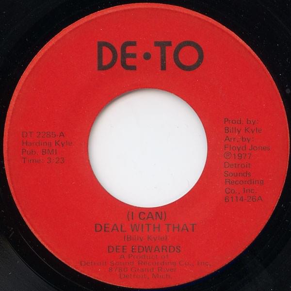 Album cover art for "(I Can) Deal With That" by Dee Edwards