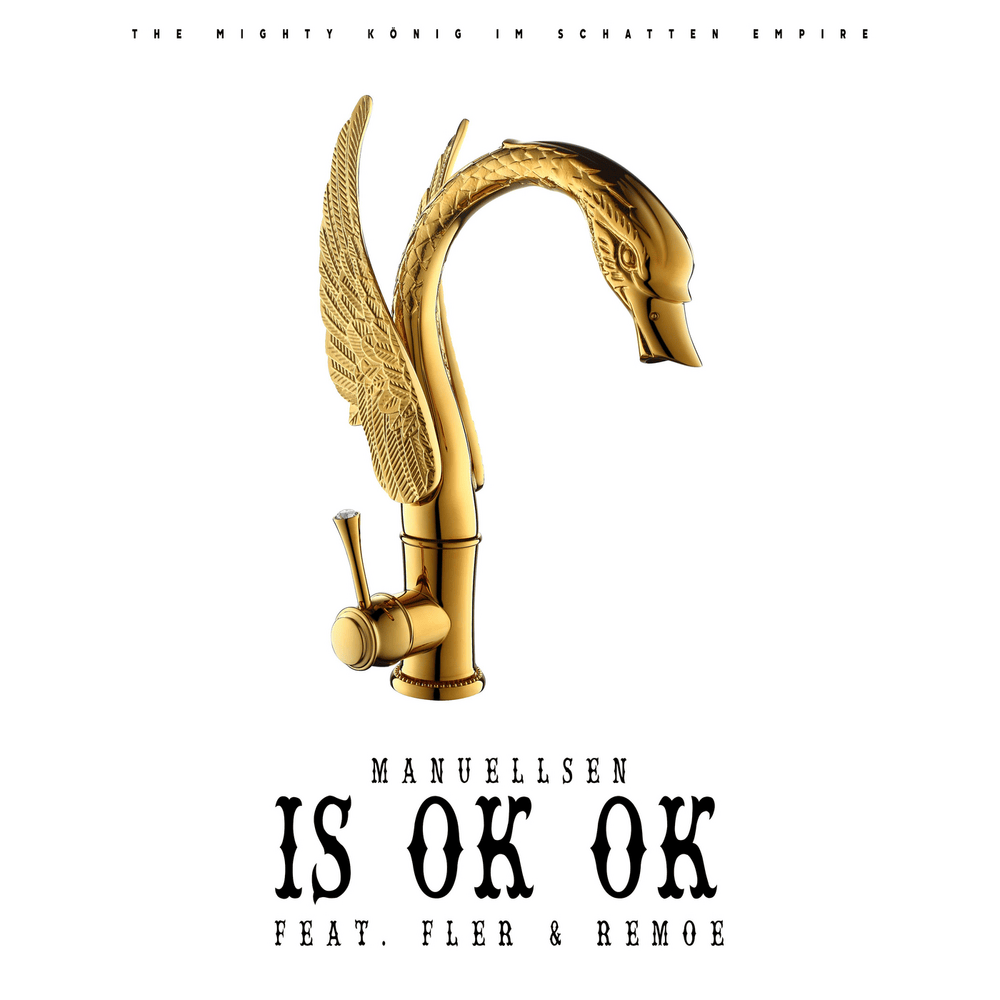 Album cover art for "Is OK OK" by Manuellsen & Remoe & Fler