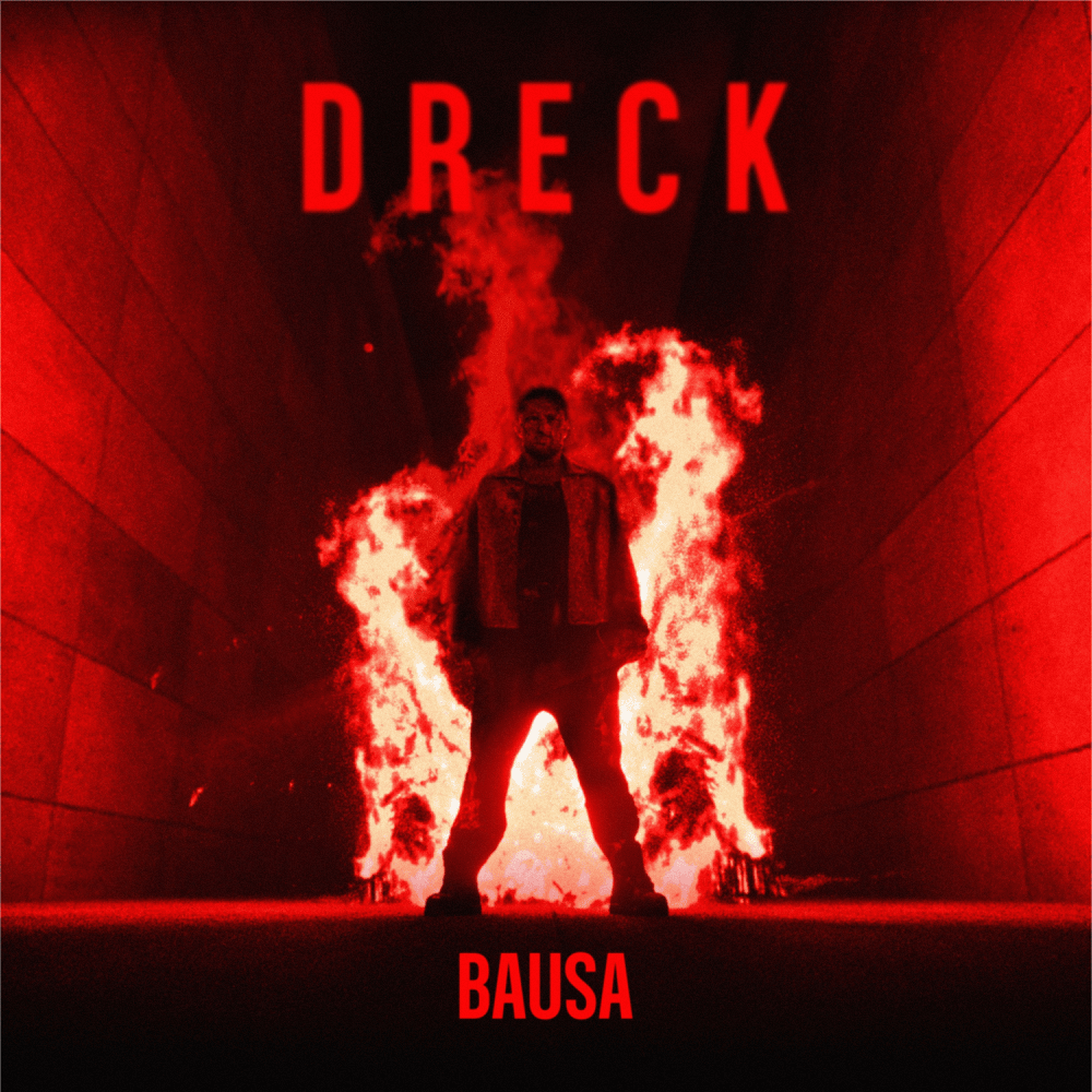 Album cover art for "Dreck" by Bausa