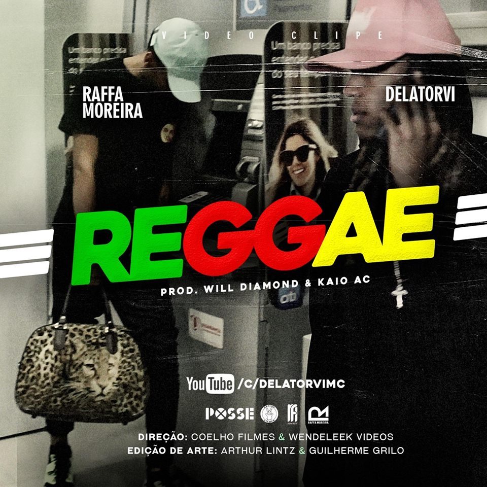 Album cover art for "REGGAE" by Raffa Moreira & Delatorvi