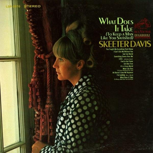 Album cover art for "He Doesn’t Love Me Anymore" by Skeeter Davis
