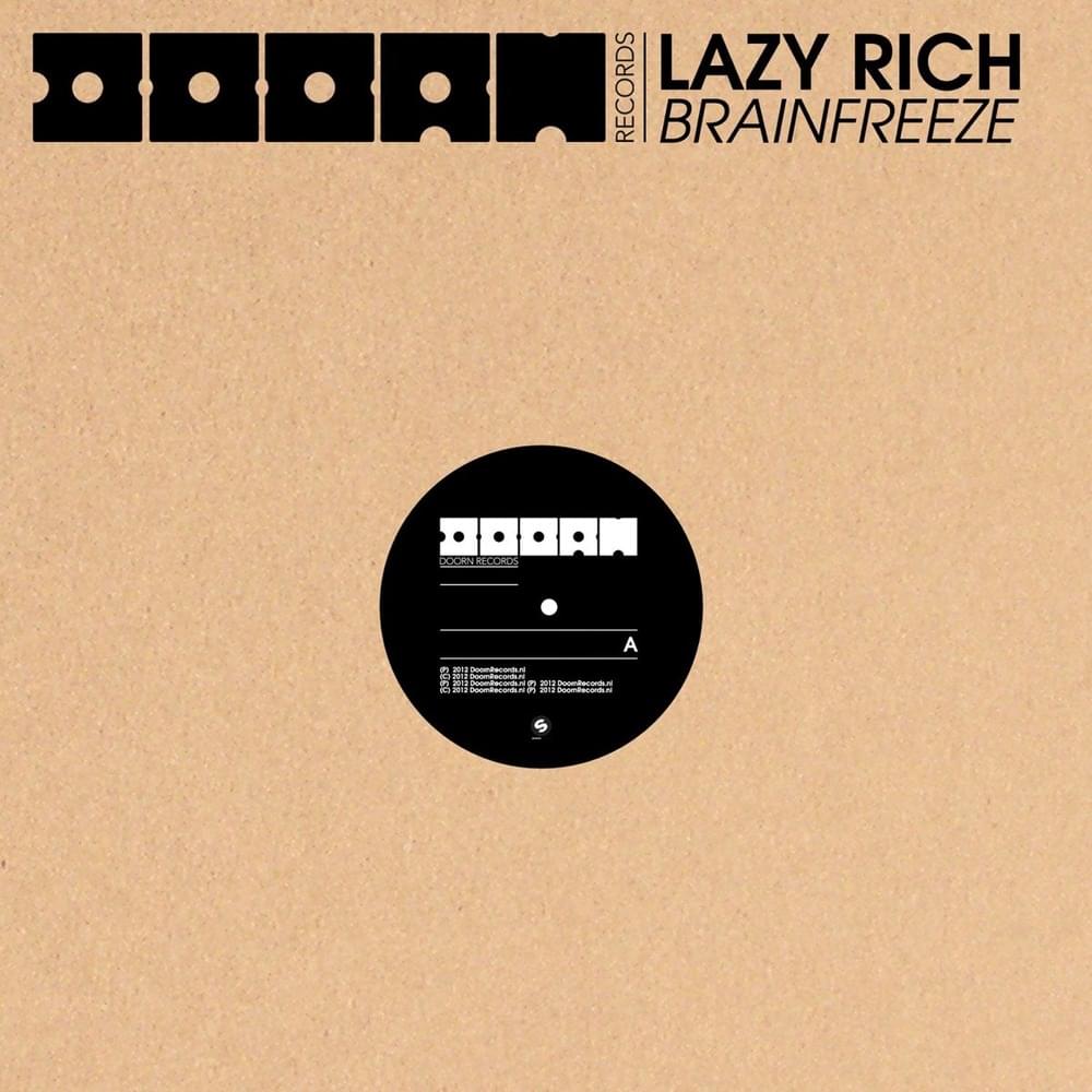 Album cover art for "Brainfreeze" by Lazy Rich