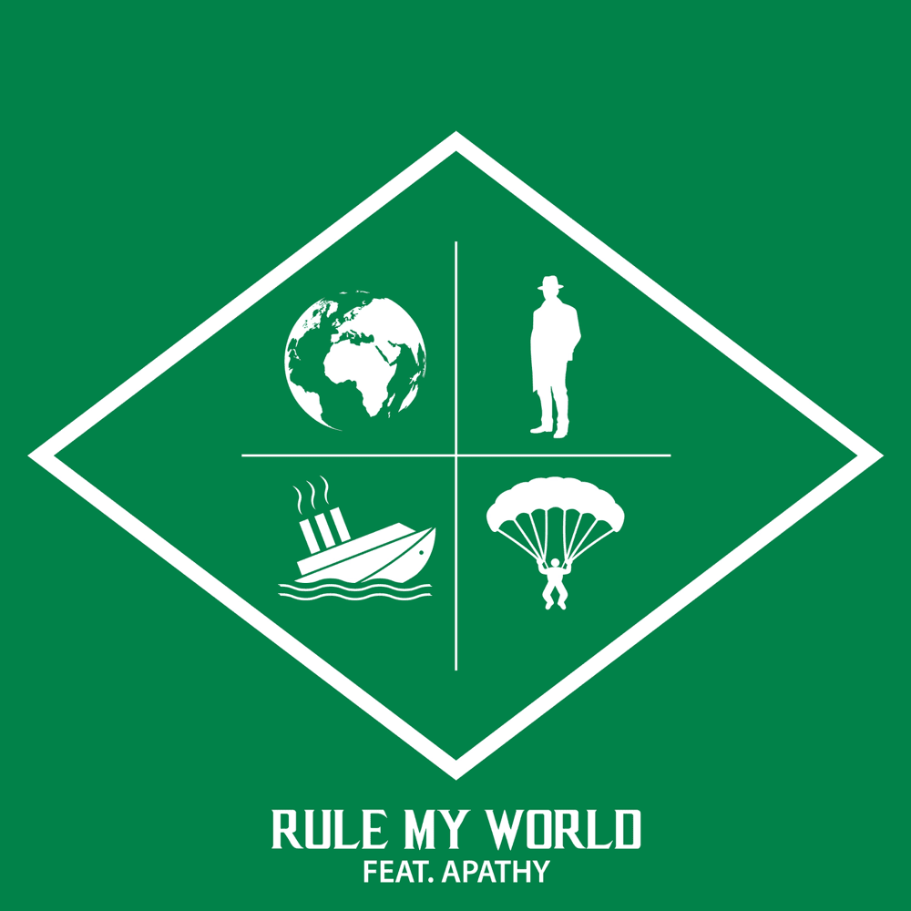 Album cover art for "Rule My World" by Bukshot & Apathy