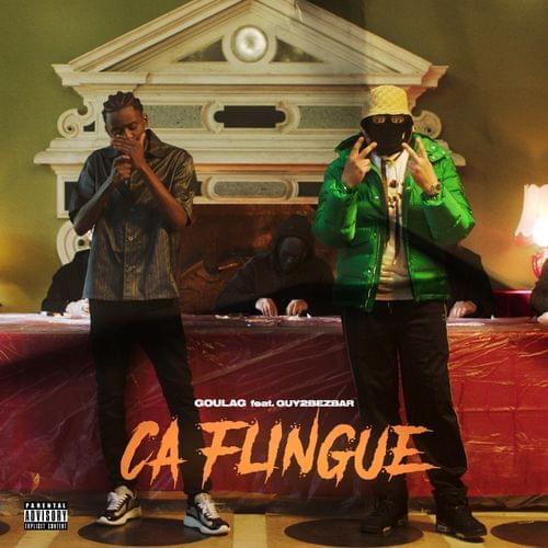 Album cover art for "Ça flingue" by Goulag & Guy2Bezbar