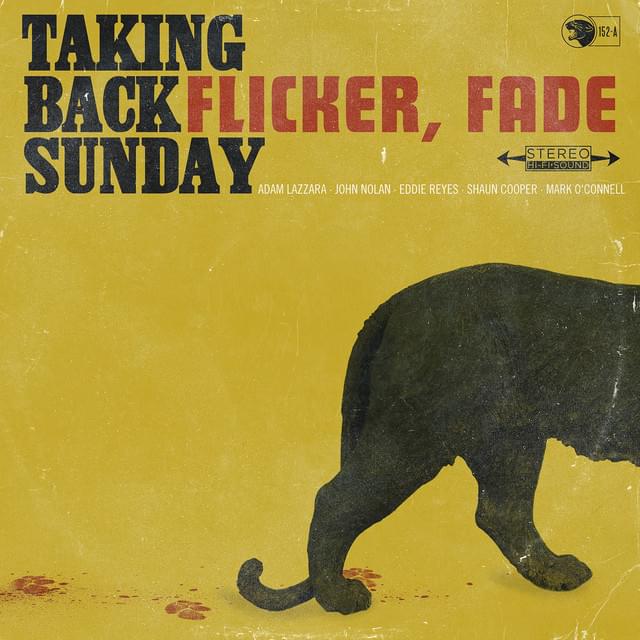 Album cover art for "Flicker, Fade" by Taking Back Sunday