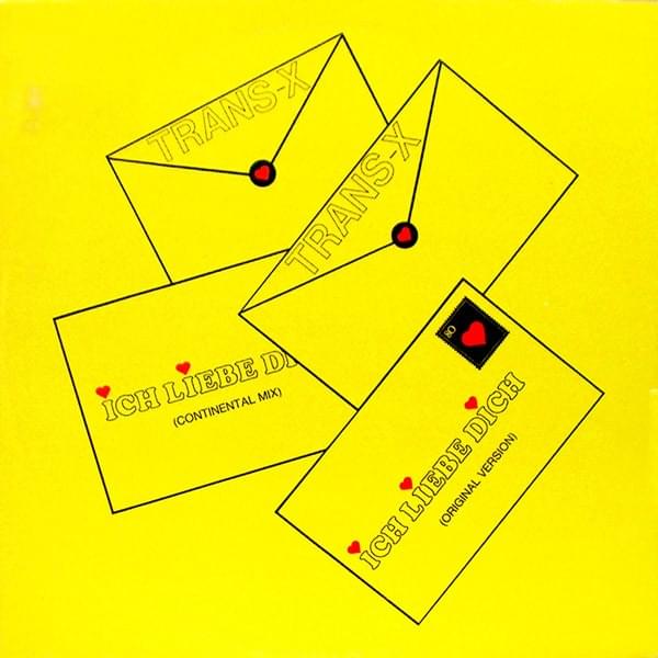 Album cover art for "Ich Liebe Dich (I Love You)" by Trans-X