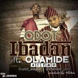 Album cover art for "Ibadan" by Qdot Alagbe & Olamide