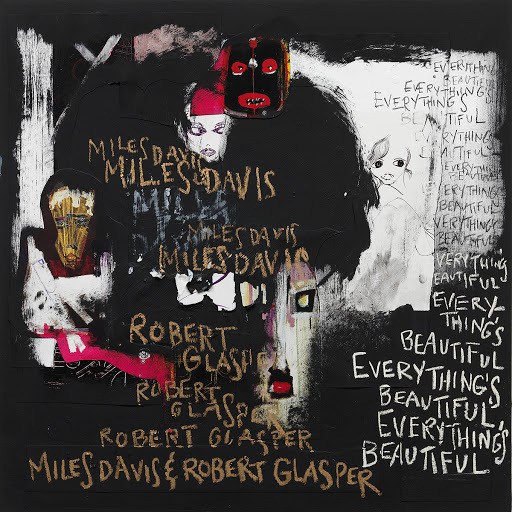 Album cover art for "Right On Brotha" by Miles Davis & Stevie Wonder