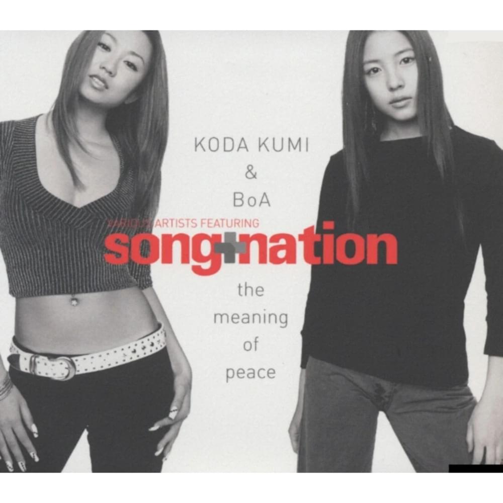 Album cover art for "the meaning of peace" by 倖田來未 (Kumi Koda)