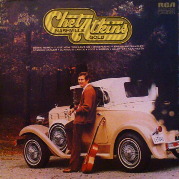 Album cover art for "Whispering" by Chet Atkins