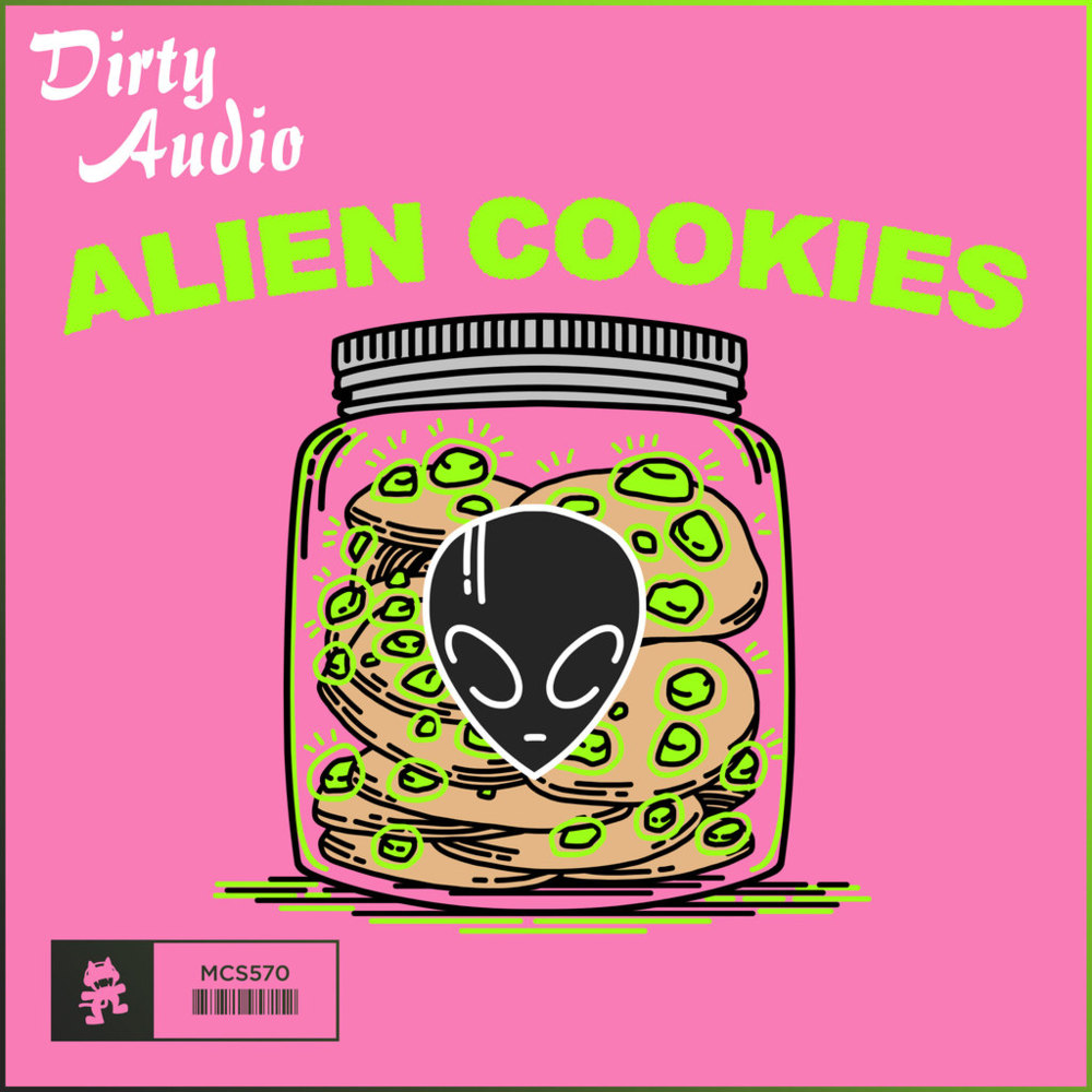 Album cover art for "Alien Cookies" by Dirty Audio
