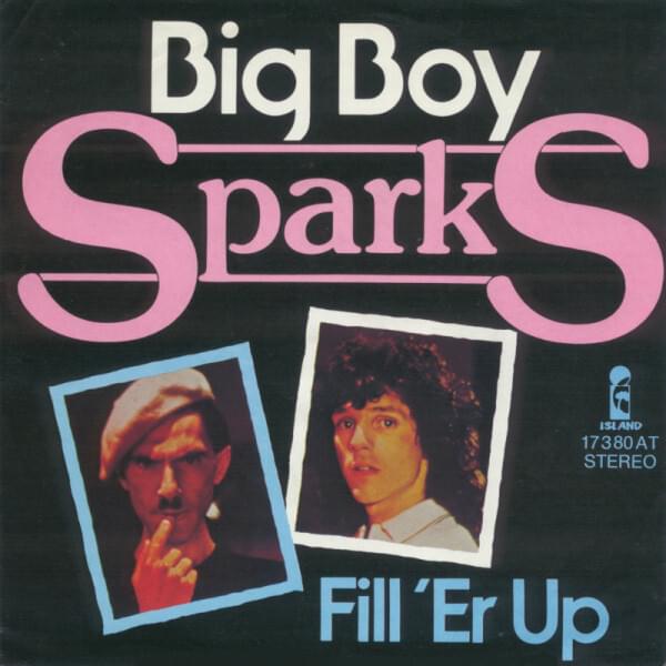 Album cover art for "Big Boy" by Sparks