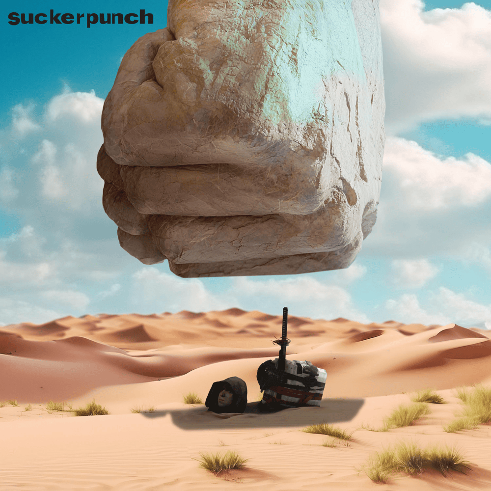 Album cover art for "Suckerpunch" by Unlike Pluto