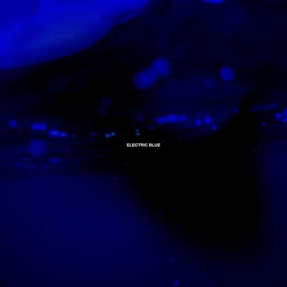 Album cover art for "ELECTRIC BLUE" by IAMNOBODI