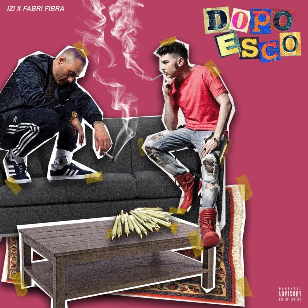 Album cover art for "Dopo esco" by Izi & Fabri Fibra