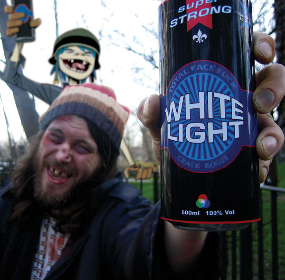 Album cover art for "White Light" by Gorillaz