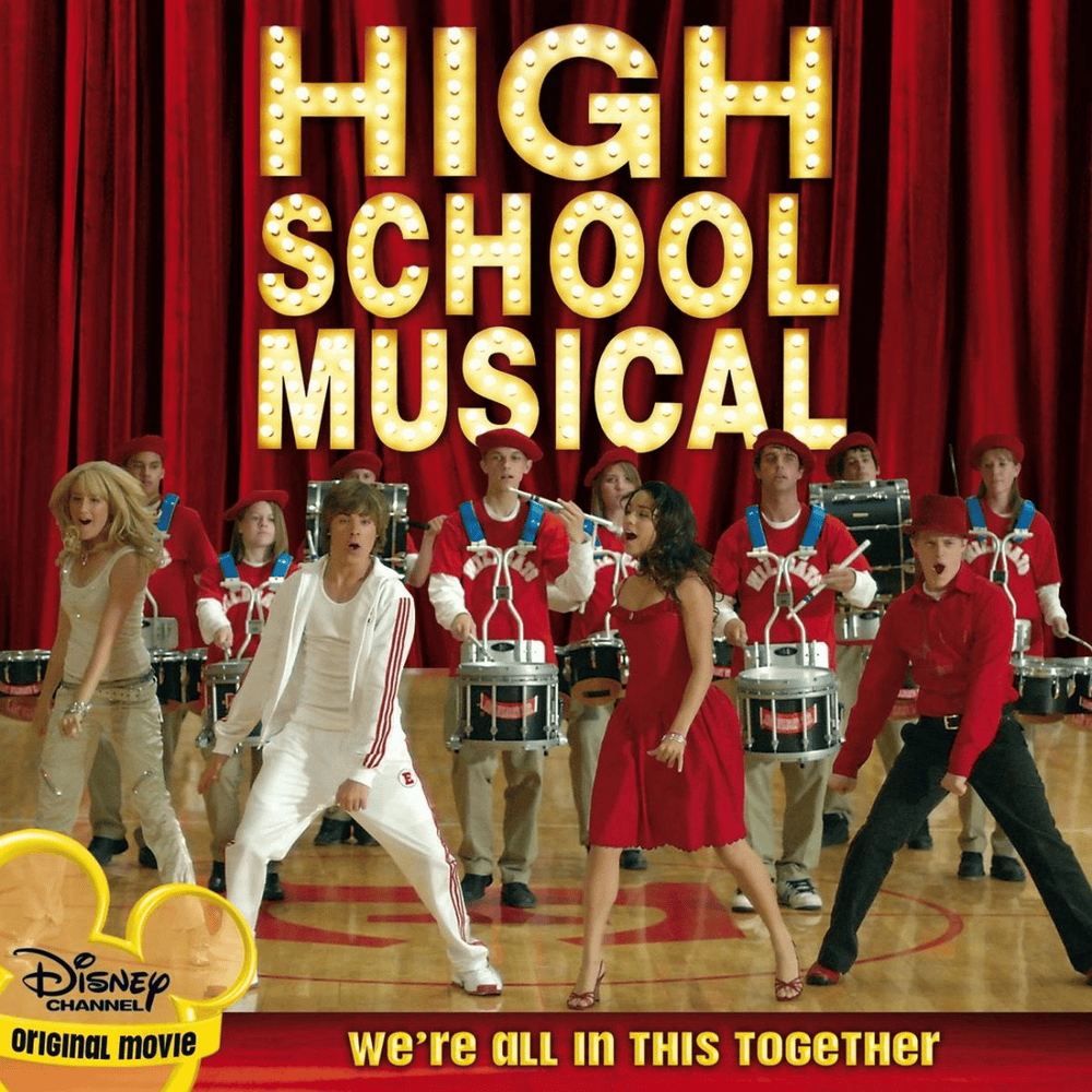 Album cover art for "We’re All in This Together" by Walt Disney Records
