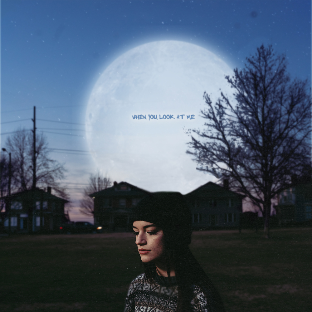 Album cover art for "When You Look At Me" by Sara Kays