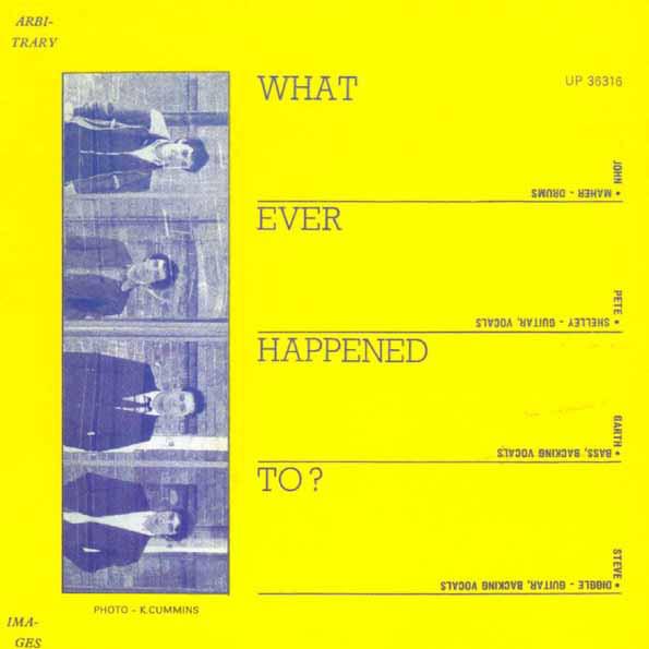 Album cover art for "Whatever Happened To?" by Buzzcocks